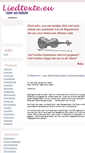 Mobile Screenshot of liedtexte.eu